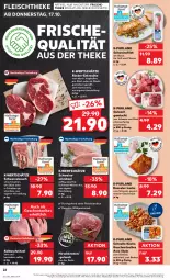 Gazetka promocyjna Kaufland - Prospekt - Gazetka - ważna od 23.10 do 23.10.2024 - strona 22 - produkty: angebot, Bau, braten, eis, elle, ente, entrecôte, filet, fleisch, für grill und pfanne, geschnetzeltes, grill, grill und pfanne, gulasch, jungbullen, Kalbfleisch, kalbsschnitzel, kasseler, küche, lachs, mac, pfanne, pfannen, purland, rind, rinder, saft, schnitten, schnitzel, schwein, schwein und rind, schweine, Schweinebauch, schweinefilet, schweineschnitzel, steak, Ti, und pfanne, wein, weine, wiener, Wild, Zelt, ZTE