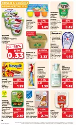 Gazetka promocyjna Kaufland - Prospekt - Gazetka - ważna od 23.10 do 23.10.2024 - strona 28 - produkty: almighur, almighurt, angebot, backfisch, Becher, burger, butter, creme, danone, danone fruchtzwerge, ehrmann, ehrmann almighurt, eis, elle, filet, filets, fisch, Fischspezialitäten, fleisch, fleischsalat, frucht, fruchtjoghurt, fruchtzwerge, garden gourmet, gin, Hefe, henglein, irische butter, joghur, joghurt, kerrygold, kuchen, matjes, Matjesfilet, matjesfilets, milch, nesquik, nestlé, papier, Popp, quark, Quarki, Quarkriegel, Rauch, reifen, remoulade, riegel, salat, salatsauce, sauce, schoko, snack, snacks, soja, Spezi, Sylter, Ti, ZTE, Zum Dorfkrug