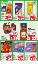 Gazetka promocyjna Kaufland - Prospekt - Gazetka - ważna od 23.10 do 23.10.2024 - strona 46 - produkty: angebot, beutel, Cap, cappuccino, caramel, Cashew, cashewkerne, chips, cin, Dickmann's, erdnüsse, getränk, gin, Instanttee, krüger, mac, Mantel, milka, mit paprika, natur, nuss, oreo, paprika, riegel, salz, schoko, schokolade, storck, tee, Ti, ZTE