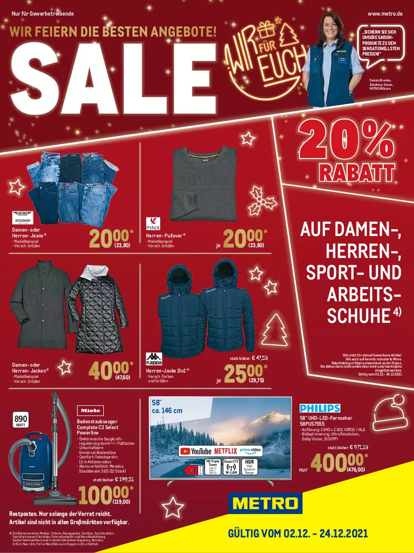 Aktueller Prospekt Metro - Sale Spezial - von 02.12 bis 24.12.2021 - strona 1