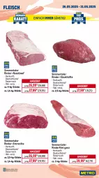 Gazetka promocyjna Metro - Wochen-Angebote Gastro - Gazetka - ważna od 31.05 do 31.05.2025 - strona 4 - produkty: Abtei, angebot, angebote, aqua, backfisch, beef, Dorade, dorade royal, eis, entrecôte, filet, filets, fisch, fischtheke, fleisch, frischfisch, lachs, Metro, reis, rind, rinder, rinderfilet, roastbeef, Schal, Schale, sim, steak, steakhüfte, steaks, Ti, tiefpreis, Wild