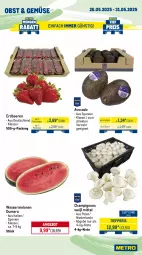 Gazetka promocyjna Metro - Wochen-Angebote Gastro - Gazetka - ważna od 31.05 do 31.05.2025 - strona 7 - produkty: angebot, avocado, Becher, beere, beeren, beutel, champignon, champignons, eis, erdbeere, erdbeeren, filet, filets, fisch, fische, Fischer, früchte, garnelen, krone, lachs, matjes, meeresfrüchte, melone, melonen, Metro, obst, Räucherlachs, reis, Schere, Ti, tiefpreis, Waage, wasser, wassermelone, wassermelonen