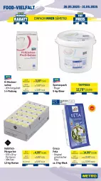 Gazetka promocyjna Metro - Wochen-Angebote Gastro - Gazetka - ważna od 31.05 do 31.05.2025 - strona 9 - produkty: eimer, eis, feta, gin, halbfettmargarine, küche, Küchen, Küchensahne, mac, margarine, milch, möhren, obst, pommes, Pommes Frites, quark, reis, sac, sahne, spargel, speisequark, Ti, tiefpreis, tisch, tomate, tomaten