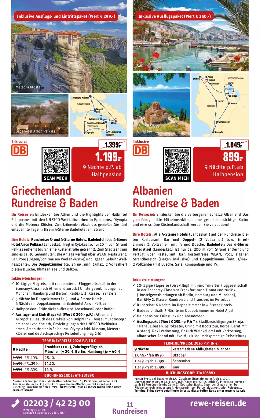 Aktueller Prospekt Rewe Reisen - Reiseprospekt - von 27.03 bis 24.04.2026 - strona 11 - produkty: Bad, buch, decke, deutschsprachige reiseleitung, dusche, eis, elle, ente, erde, inklusivleistungen, Liege, Persona, pool, Rana, reis, ring, rum, schirme, Thea, Ti, uhr, wein