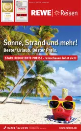 Gazetka promocyjna Rewe Reisen - Reiseprospekt - Gazetka - ważna od 24.04 do 24.04.2026 - strona 1 - produkty: buch, eis, pril, reis, uhr
