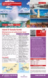 Gazetka promocyjna Rewe Reisen - Reiseprospekt - Gazetka - ważna od 24.04 do 24.04.2026 - strona 13 - produkty: Bad, buch, deutschsprachige reiseleitung, dusche, eis, Elektro, elle, inklusivleistungen, kraft, LG, lorenz, reis, reiseverlauf, rel, rezept, SANTE, Soda, Ti, tisch, uhr, wasser, Wild