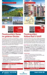 Gazetka promocyjna Rewe Reisen - Reiseprospekt - Gazetka - ważna od 24.04 do 24.04.2026 - strona 22 - produkty: Bad, Bau, bett, Betten, buch, decke, drink, drinks, dusche, E-Bike, eis, ente, erde, Fahrrad, fenster, getränk, harman, HP, inklusivleistungen, kaffee, kaffeemaschine, knallerpreis, kreuzfahrten, leine, natur, Nordsee, nuss, rama, reis, rwe, snack, tee, telefon, Ti, tisch, uhr, wasser, wein, wolle
