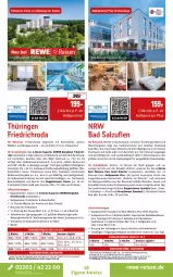 Gazetka promocyjna Rewe Reisen - Reiseprospekt - Gazetka - ważna od 24.04 do 24.04.2026 - strona 28 - produkty: asti, auer, axe, Bad, Bademantel, ball, bier, bierspezialitäten, buch, burger, dusche, eis, elle, ente, flasche, getränk, gin, inklusivleistungen, innenpool, küche, kurtaxe, leine, mais, Mantel, pool, rama, reis, ring, rum, salz, Spezi, Sport, teller, Ti, tisch, uhr, usb, wasser, wein, Weste