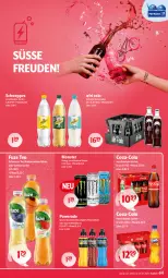 Gazetka promocyjna Getraenke Hoffmann - Prospekte - Gazetka - ważna od 04.05 do 04.05.2024 - strona 3 - produkty: Afri Cola, coca-cola, cola, fuze tea, melone, minze, monster, Monster Energy, schwarzer tee, schweppes, Sport, tee, Ti, wasser, wassermelone, Wild, zucker