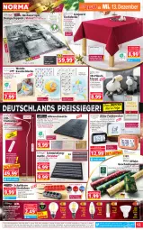 Gazetka promocyjna Norma - Norma - Gazetka - ważna od 18.12 do 18.12.2023 - strona 13 - produkty: akku, Allzweckmatte, auer, Bebe, beleuchtung, brie, decke, deka, eis, Elan, Elefant, elle, fernbedienung, Funkwecker, Geschenkpapier, gin, kerze, Kinder, kissen, kuscheldecke, ladekabel, Lampe, latte, leds, Leuchte, leuchten, leuchtmittel, LG, Nachtlicht, ndk, papier, Plüsch, reifen, reis, reiss, Schal, schmutzfangmatte, steckdose, Stehlampe, teppich, Ti, Tiere, timer, tisch, tischdecke, usb, weck, xmas