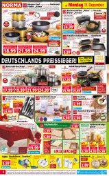 Gazetka promocyjna Norma - Norma - Gazetka - ważna od 18.12 do 18.12.2023 - strona 2 - produkty: Backform, backofen, bambus, Bebe, besteck, besteckset, Brettchen, brie, brot, buch, decke, Deckel, edelstahl, Edelstahl-Besteck, eis, elle, fernbedienung, frischhaltedosen, gabel, gin, Glasdeckel, Gläser, hama, Handy, Holz, kaffee, Kochtopf, küche, Küchen, Küchenhelfer, latte, LG, Löffel, maille, messer, mit fernbedienung, ndk, Ofen, pfanne, pfannen, quad, reis, reiss, Ria, ring, schneidebrett, spachtel, Spezi, spülmaschinen, steckdose, suppe, suppen, Ti, tisch, tischdecke, topf, Untersetzer, usb