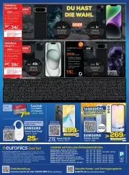 Gazetka promocyjna Euronics - Prospekte - Gazetka - ważna od 24.02 do 24.02.2024 - strona 12 - produkty: aeg, angebot, angebote, Apple, auer, ball, beko, bett, cin, eier, eis, elle, ente, Handy, LG, microsd, microsdhc, Rauch, reis, rel, Samsung, Surf, tee, telefon, Ti, uhr, vodafone, ZTE