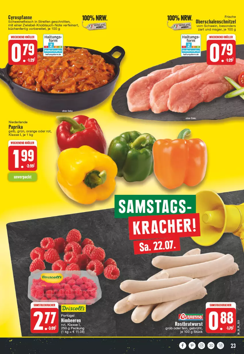 Aktueller Prospekt E Center - Angebote der Woche - von 17.07 bis 22.07.2023 - strona 23 - produkty: Bad, Ti, wurst