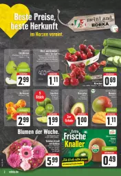 Gazetka promocyjna E Center - Angebote der Woche - Gazetka - ważna od 22.07 do 22.07.2023 - strona 2 - produkty: aktionspreis, angebot, avocado, avocados, beutel, Birnen, blume, blumen, dahlie, eis, Elan, kirsch, kirsche, kirschen, kiwi, mango, mangos, reis, tafelbirnen, Ti, triumph