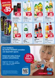 Gazetka promocyjna Rewe - Prospekte - Gazetka - ważna od 14.02 do 14.02.2021 - strona 16 - produkty: auer, coupon, drink, eis, eistee, elle, energy drink, flasche, lack, natur, payback, pfanne, Pfanner, punica, rel, Rockstar, saft, säfte, schweppes, tee, Ti, Tiere, volvic