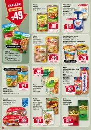 Gazetka promocyjna Rewe - Prospekte - Gazetka - ważna od 14.02 do 14.02.2021 - strona 18 - produkty: Becher, beutel, bolognese, Brei, Brühe, cereals, cin, creme, eintöpfe, eis, erasco, filet, filets, flasche, hawesta, hering, Herings, heringsfilets, jacobs, kartoffel, kartoffelbrei, Kette, Knödel, knorr, knorr fix, lion, maggi, meica, Meister, meisterröstung, miracel, miracel whip, mit röstzwiebeln, nestlé, nudel, nudeln, pfanni, ring, röstzwiebeln, salat, salatcreme, sauce, schinken, spaghetti, spaghetti bolognese, terrine, Ti, tomato al gusto, würstchen, Yo, zwiebel, zwiebeln