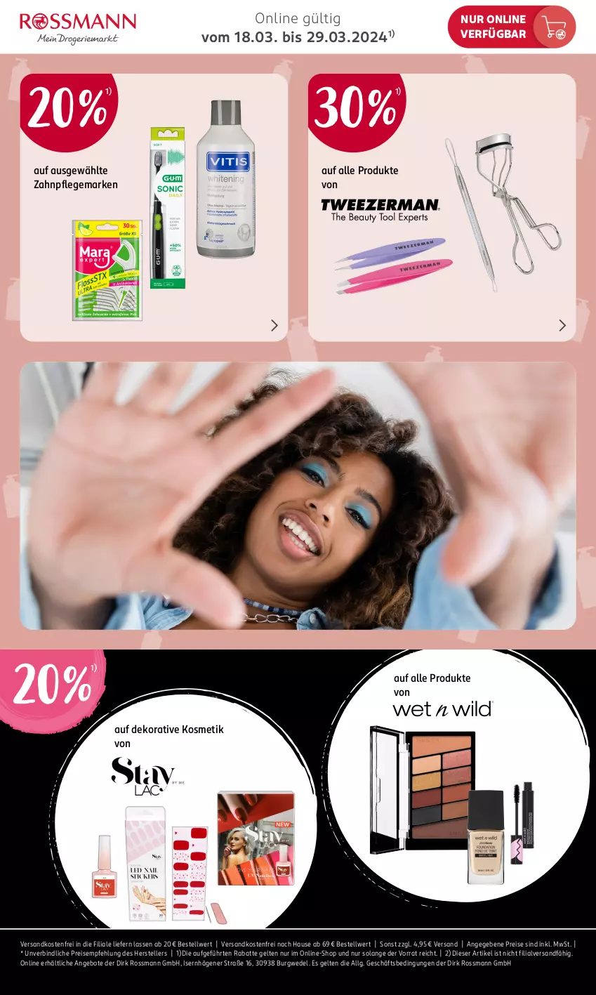 Aktueller Prospekt Rossmann - Prospekte - von 18.03 bis 29.03.2024 - strona 4 - produkty: angebot, angebote, eis, elle, kosmetik, LG, ndk, reis, teller, Ti, versandkostenfrei, wedel