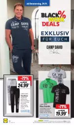 Gazetka promocyjna Lidl - Aktionsprospekt - Gazetka - ważna od 26.11 do 26.11.2022 - strona 14 - produkty: Bau, baumwolle, black week, eis, hose, lack, ndk, poloshirt, Schal, Schale, shirt, Sweathose, Tasche, taschen, Ti, wolle