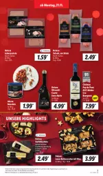 Gazetka promocyjna Lidl - Aktionsprospekt - Gazetka - ważna od 26.11 do 26.11.2022 - strona 31 - produkty: alesto, angebot, brie, butter, cracker, cuvée, eis, frischkäse, frischkäsezubereitung, Käse, mandel, mandeln, olive, oliven, olivenöl, pastete, reis, salami, Ti, ZTE