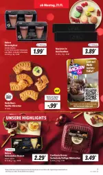 Gazetka promocyjna Lidl - Aktionsprospekt - Gazetka - ważna od 26.11 do 26.11.2022 - strona 35 - produkty: alkohol, angebot, brot, dessert, eis, geback, Geschenkbox, Gläser, hörnchen, Italienisches Dessert, kuchen, LG, mac, Macarons, milch, reis, rezept, sac, saft, schoko, schokolade, Ti, torte, vanille, ZTE
