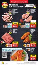 Gazetka promocyjna Lidl - Aktionsprospekt - Gazetka - ważna od 26.11 do 26.11.2022 - strona 44 - produkty: backfisch, eis, fisch, fische, Fischer, fleisch, Frische Hähnchen, geschnetzeltes, hackfleisch, lachs, lebensmittel, mac, minutenschnitzel, Ofen, preisvorteil, pute, Putengeschnetzeltes, Rauch, reis, rind, rinder, rinderhackfleisch, schnitzel, Ti, Zelt