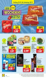 Gazetka promocyjna Lidl - Aktionsprospekt - Gazetka - ważna od 26.11 do 26.11.2022 - strona 56 - produkty: angebot, aufschnitt, bohne, bohnen, coupon, eis, elle, grüne oliven, kerze, kräuter, kräutern, lavazza, lorenz, malteser, mars, olive, oliven, reis, rügenwalder, rügenwalder mühle, saltletts, snack, snacks, snickers, teller, Ti, twix, ZTE