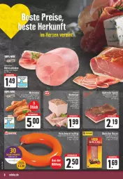 Gazetka promocyjna E Center - Angebote der Woche - Gazetka - ważna od 26.08 do 26.08.2023 - strona 8 - produkty: aktionspreis, bacon, eis, fleisch, fleischkäse, geback, Käse, knoblauch, mit knoblauch, natur, reis, saft, Speck, südtiroler, tee, Ti, tisch