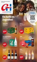 Gazetka promocyjna Getraenke Hoffmann - Prospekte - Gazetka - ważna od 08.03 do 08.03.2025 - strona 1 - produkty: 7UP, angebot, angebote, bier, bugles, decke, elle, lillet, paprika, pepsi, reifen, Schwip Schwap, Ti, Tüte