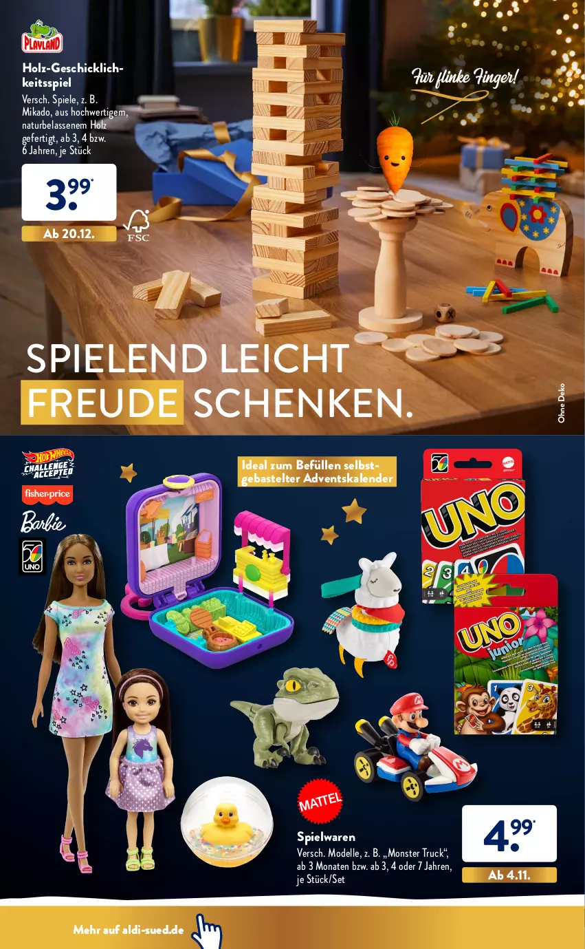 Aktueller Prospekt AldiSud - Kinderspielzeug - von 25.10 bis 24.12.2021 - strona 14