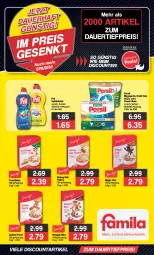 Gazetka promocyjna Markant - Prospekte - Gazetka - ważna od 03.02 do 03.02.2024 - strona 2 - produkty: angebot, angebote, auer, dauertiefpreis, discount, eis, flakes, flasche, kraft, megaperls, persil, pril, reis, spülmittel, Ti, tiefpreis