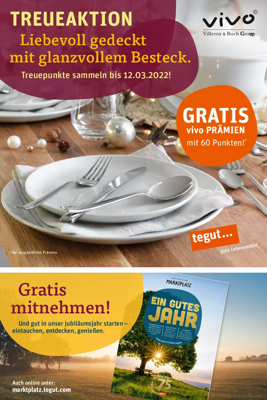 Aktueller Prospekt Tegut - Angebote der Woche - von 10.01 bis 15.01.2022 - strona 24 - produkty: besteck, bio, decke, Jubiläums, küche, limo, rezept, rezepte, Ti