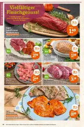 Gazetka promocyjna Tegut - Angebote der Woche - Gazetka - ważna od 15.01 do 15.01.2022 - strona 16 - produkty: angebot, angebote, beef, bio, braten, dekoration, eis, ente, filet, fleisch, gulasch, landprimus, natur, nuss, pute, Putenrollbraten, rind, rinder, rinderbraten, roastbeef, rollbraten, saft, schinken, schwein, schweine, schweinegulasch, schweinerücken, steak, Ti, tisch, wein, weine, wurst