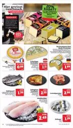 Gazetka promocyjna Marktkauf - Prospekt - Gazetka - ważna od 25.11 do 25.11.2023 - strona 12 - produkty: auer, Bau, bett, braten, brie, brot, cocktail, deutscher schnittkäse, eis, elle, ente, filet, fisch, französischer weichkäse, frischfisch, garnelen, ideal zum braten, Käse, lachs, Laufrad, LG, mac, pfanne, reis, salz, Schärdinger, schnittkäse, steiner, Ti, tisch, torte, weichkäse, wolfsbarsch, ZTE