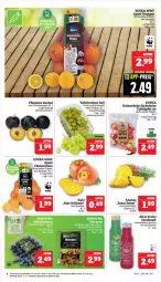 Gazetka promocyjna Marktkauf - Prospekt - Gazetka - ważna od 25.11 do 25.11.2023 - strona 6 - produkty: aktionspreis, ananas, bio, clementinen, deka, direktsaft, edeka bio, eis, flasche, Kaki, nuss, pflaume, pflaumen, reis, saft, tafeläpfel, tafeltrauben, Ti, trauben, ZTE