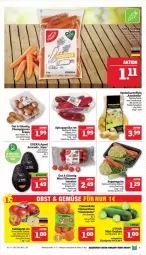 Gazetka promocyjna Marktkauf - Prospekt - Gazetka - ważna od 25.11 do 25.11.2023 - strona 7 - produkty: avocado, braun, champignon, champignons, clementinen, eis, feinschmecker, gurke, gurken, kartoffel, kartoffeln, küche, mini-gurken, pflaume, pflaumen, reis, speisekartoffeln, tafeläpfel, Ti, tomate, tomaten, ZTE