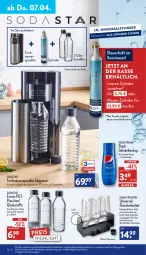 Gazetka promocyjna Aldi Nord - Aldi-Vorschau - Gazetka - ważna od 09.04 do 09.04.2022 - strona 26 - produkty: angebot, auer, bürste, edelstahl, eis, flasche, getränk, getränke, getränkesirup, gin, glaskaraffe, Karaffe, pepsi, reis, resa, Ria, sirup, Soda, sodastream, tablet, tablett, Ti, wasser, wassersprudler, ZTE