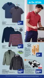 Gazetka promocyjna Aldi Nord - Aldi-Vorschau - Gazetka - ważna od 09.04 do 09.04.2022 - strona 27 - produkty: aldi, Bau, baumwolle, bett, bio, digitalkamera, Fernglas, Finish, gin, Jacke, kamera, natur, poloshirt, Pullover, Reinigung, Ria, shirt, Ti, tuc, usb, walkx, wolle, ZTE