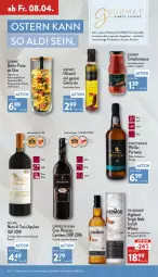 Gazetka promocyjna Aldi Nord - Aldi-Vorschau - Gazetka - ważna od 09.04 do 09.04.2022 - strona 34 - produkty: aldi, alkohol, angebot, angebote, asti, eis, fisch, flasche, frucht, gewürz, hartweizen, karotten, Käse, lamm, lebensmittel, nero, olive, oliven, olivenöl, paprika, pasta, pizza, Portwein, Rauch, reis, rind, rotwein, sauce, scotch, scotch whisky, single malt, spinat, teigwaren, Ti, tomate, tomaten, tomatensauce, wein, whisky