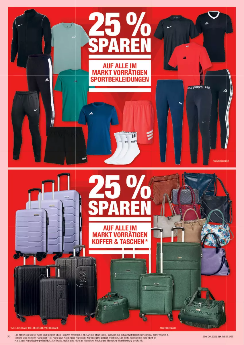 Aktueller Prospekt Marktkauf - Prospekt - von 22.02 bis 28.02.2026 - strona 30 - produkty: dell, eis, kleid, Kleidung, koffer, Mode, reis, schuhe, Spiele, Sport, Tasche, taschen, Ti