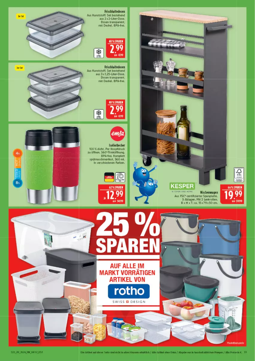 Aktueller Prospekt Marktkauf - Prospekt - von 22.02 bis 28.02.2026 - strona 33 - produkty: decke, Deckel, dell, eis, frischhaltedosen, latte, Mode, reis, spülmaschinen, Ti