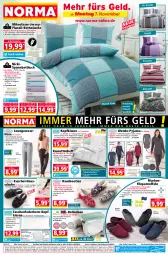 Gazetka promocyjna Norma - Norma - Gazetka - ważna od 14.11 do 14.11.2022 - strona 1 - produkty: Bau, baumwolle, Bebe, bett, Betttuch, bettwäsche, Booties, bügel, decke, Deckel, eis, Elan, elle, federkern, flieder, gin, Hausschuhe, Holz, hose, kissen, kopfkissen, Kuschelweich, leggings, LG, mikrofaser, mint, ndk, Pantoffeln, Plüsch, Pyjama, reis, Ria, ring, Rollenbox, rwe, schuhe, shirt, spannbetttuch, Tasche, taschen, Ti, Tipi, tuc, usb, wolle