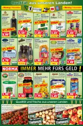 Gazetka promocyjna Norma - Norma - Gazetka - ważna od 14.11 do 14.11.2022 - strona 11 - produkty: arla, auer, balsam, Bau, Bauer, bier, Brandenburger äpfel, buch, burger, cola, creme, eimer, eis, elle, felgen, filet, filets, flasche, frucht, gewürz, Gewürzgurke, gewürzgurken, gulasch, gurke, gurken, hartweizen, Hausmacher, hering, Herings, heringsfilets, jagdwurst, kartoffel, kirsch, kirsche, kirschen, knoblauch, kräuter, kräuterlikör, kühlregal, leberwurst, LG, likör, mac, nudel, nudeln, pfeffer, pflanze, pflanzen, Pflanzenöl, pils, pralinen, Pusztasalat, Rauch, regal, reis, rezept, Ricola, ring, Rotwurst, sac, salami, salat, salz, Schal, Schale, schoko, schokolade, schwein, schweine, schweinegulasch, Speisezwiebeln, Spezi, Ti, tiefpreis, tomate, tomaten, Trüffel, wein, weine, wiener, wiener würstchen, wurst, würstchen, zwiebel, zwiebeln