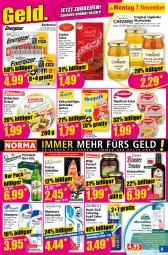 Gazetka promocyjna Norma - Norma - Gazetka - ważna od 14.11 do 14.11.2022 - strona 9 - produkty: Apple, batterie, batterien, beere, beeren, bier, bürste, caramel, citrus, cola, Cous Cous, creme, eis, erbsen, filet, fisch, flasche, fleisch, getränk, getränke, getränkepulver, gin, ginger, Hähnchenfleisch, kakao, kichererbsen, kosmetik, kräuter, kräuterlikör, kühlregal, lachs, lachsfilet, leine, likör, lindor, linsen, marmelade, milch, orange, pasta, pute, rapsöl, regal, reis, salat, salz, shampoo, thunfisch, Ti, vita, Wild, zahnbürste, zahnpasta