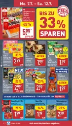 Gazetka promocyjna Aldi Nord - Von Montag - Gazetka - ważna od 12.07 do 12.07.2025 - strona 10 - produkty: aldi, angebot, angebote, aus der tiefkühlung, Becher, beutel, coppenrath, eis, fertiggericht, filet, flasche, frucht, iglo, kuchen, lachs, lachsfilet, langnese, natur, nuss, pasta, reis, saft, salz, schlemmerfilet, seelachsfilet, stieleis, Ti, tiefpreis, walnuss, walnusskerne