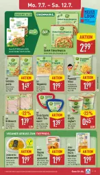 Gazetka promocyjna Aldi Nord - Von Montag - Gazetka - ważna od 12.07 do 12.07.2025 - strona 13 - produkty: aldi, aus der tiefkühlung, Becher, beutel, bio, blume, blumen, blumenöl, Brühwurst, creme, eis, frucht, fruchtjoghurt, geback, joghur, joghurt, linsen, nuss, Ofen, pasta, pizza, pommes, Pommes Frites, reis, Ria, sonnenblume, sonnenblumen, sonnenblumenöl, Spezi, steinofen, Streichzart, tee, teewurst, teigwaren, Ti, tiefpreis, wurst, ZTE