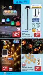 Gazetka promocyjna Aldi Nord - Von Montag - Gazetka - ważna od 12.07 do 12.07.2025 - strona 16 - produkty: aldi, batterie, batterien, deka, dell, dimmer, gin, Kette, lack, Lacke, ladekabel, leds, Leuchte, leuchten, lichterkette, Mode, Ria, rwe, schlauch, stehleuchte, Ti, timer, usb, wandhalterung, ZTE