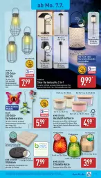 Gazetka promocyjna Aldi Nord - Von Montag - Gazetka - ważna od 12.07 do 12.07.2025 - strona 17 - produkty: auer, Bau, baumwolle, beere, beeren, bett, decke, Deckel, dekoration, dell, Duftkerze, eis, elle, ente, Garten, Gartendekoration, Holz, kerze, kissen, laterne, led-solarleuchte, leine, Leuchte, Mode, reine baumwolle, Ria, rwe, sitzkissen, Solargartendekoration, solarleuchte, Ti, tisch, tischleuchte, vanille, Wild, wolle