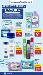 Gazetka promocyjna Aldi Nord - Von Montag - Gazetka - ważna od 12.07 do 12.07.2025 - strona 38 - produkty: aldi, aqua, auer, eis, elle, flasche, gesichtspflege, hyaluron, Körperlotion, Lotion, mizellen, reis, schaumfestiger, Spezi, Ti, tiefpreis, Tiere, tücher, waschgel, wasser