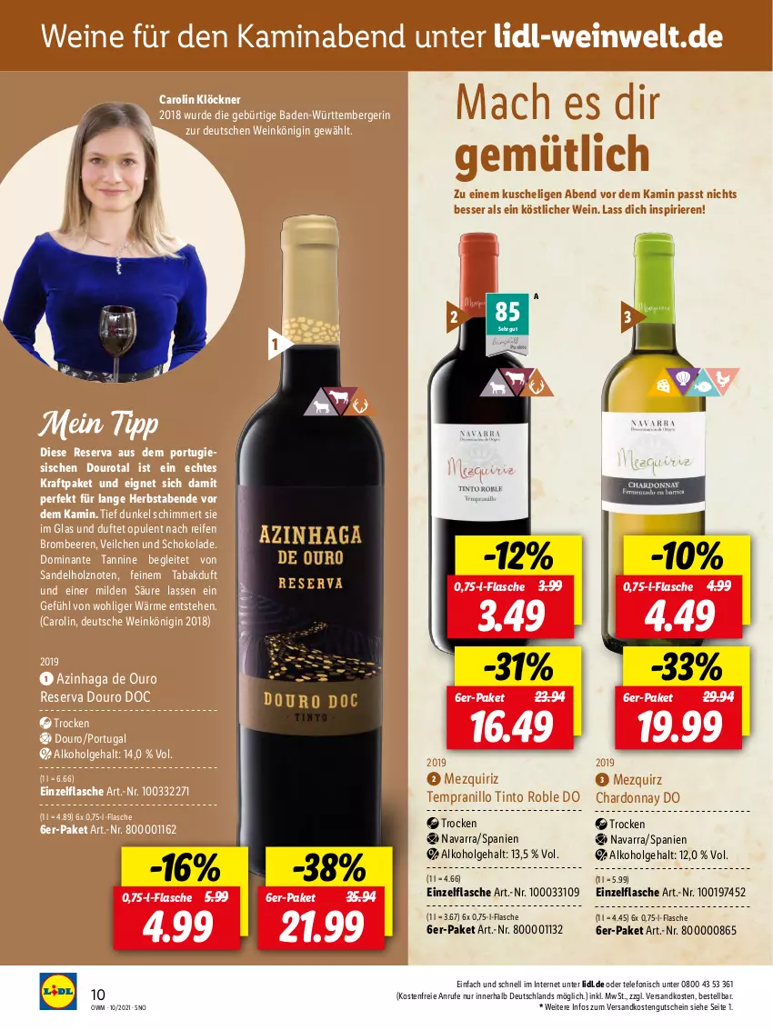 Aktueller Prospekt Lidl - Beste Weine für jeden Anlass - von 30.09 bis 31.10.2021 - strona 10