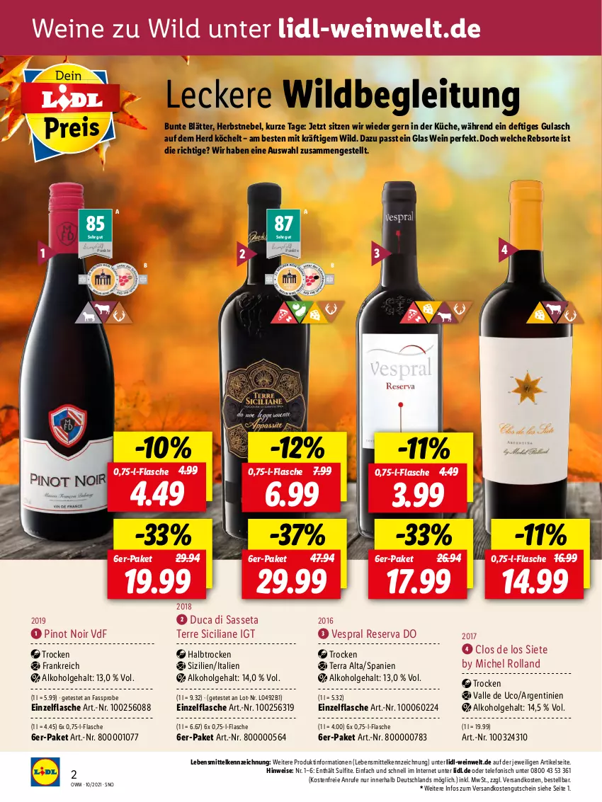 Aktueller Prospekt Lidl - Beste Weine für jeden Anlass - von 30.09 bis 31.10.2021 - strona 2